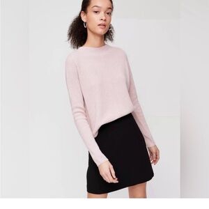 Aritzia Babaton Vegan Suede Black Skirt- size 8